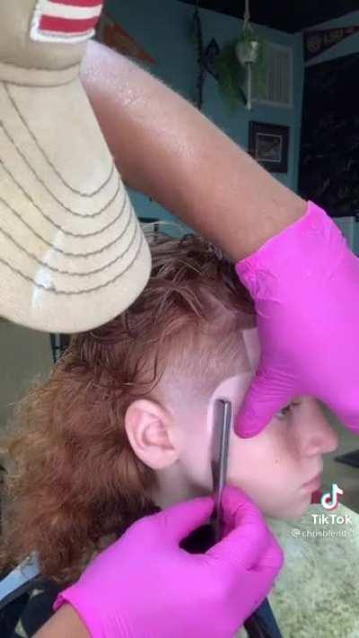 Poor boy was holding back tears at the end