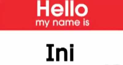 To say in the beginning