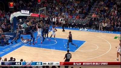 [Highlight] Chet Holmgren blocks Tillman to give him his 5th block in 15 mins