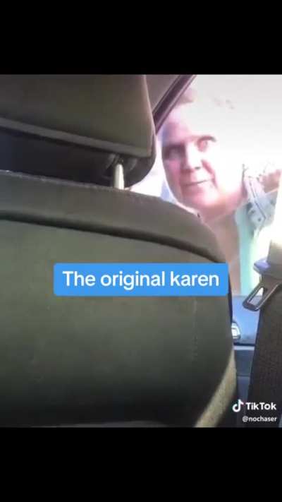 Karen is angry after being asked to calm down