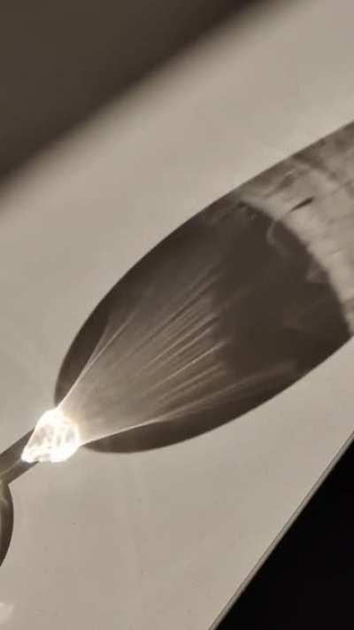 A glass of wine in sunlight