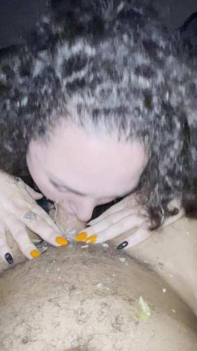 Apparently it’s questionable if I’m actually into the puking thing… I’m cock drunk and I LOVE it. Thank you