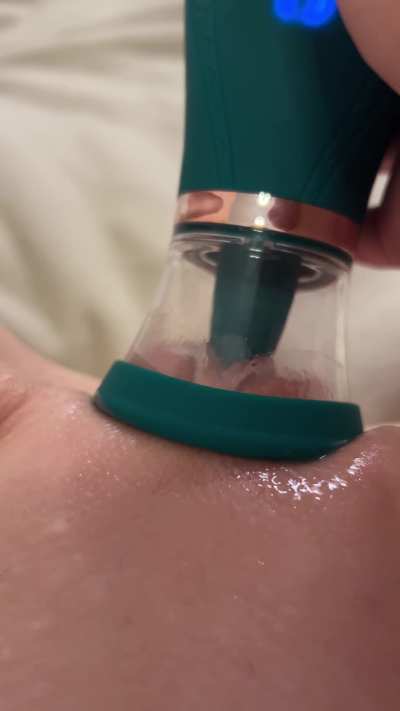 Look at how pink and swollen this makes my clit