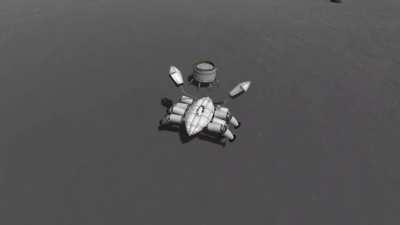 Some people have asked me for a more practical rover design. I ignored them, here's a giant Krab rover. 🦀 🦀