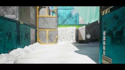 Hello everyone I am a game developer currently remaking valorant previously I've remade jett and sage now I've remade the Icebox map you can watch the full video on my youtube channel - THIN DINO hope you like it