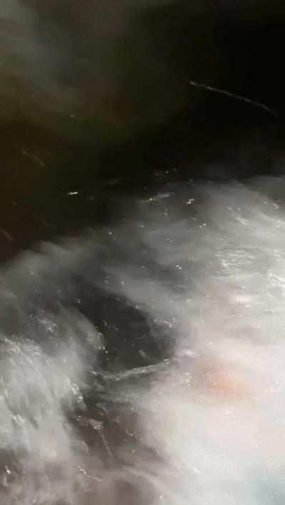 Riding the storm drains at night