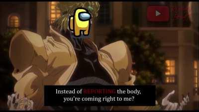 Among us but it's JoJo