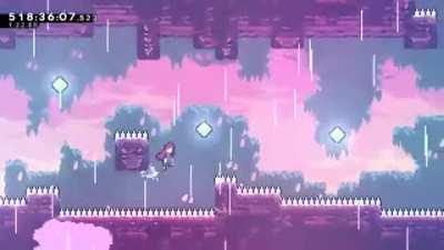 Trying to beat the game using as few dash crystals has been… something