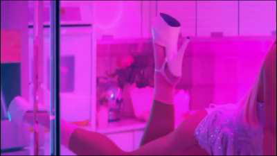Short edit of zoom on her high heels from 7 Rings video. I love the socks and heels combo!