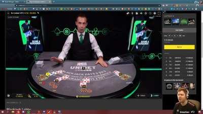 the only way he wins is if he has an ace