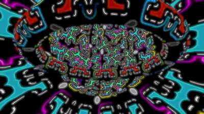 Falling into the DMT Hyperspace