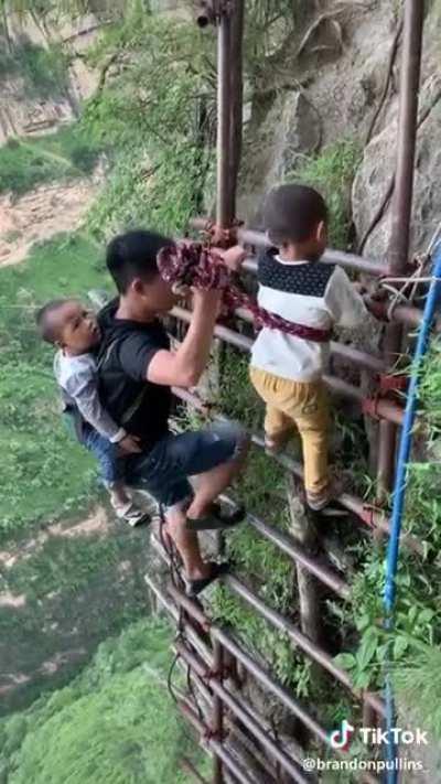 Just taking the kids to school