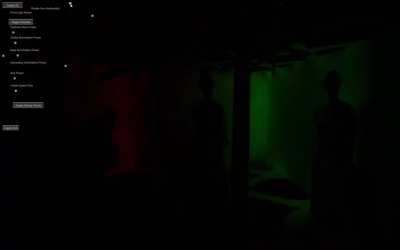 Real penumbra gradual soft shadows from mesh lights embedded in real time global illumination system, spot and point lights casting of global illumination and combination with optimized volumetric effect on local lights.