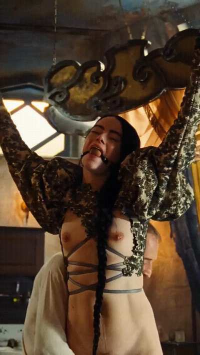 Emma Stone in Poor Things (2023). Who would you like to see in such a movie?