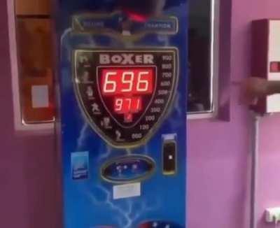 He's a bit too psyched