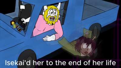 Asgore runs over dess the musical