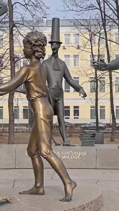 Some statues in Moscow 