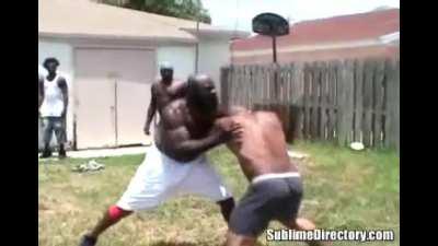 Kimbo Slice showing some boxing