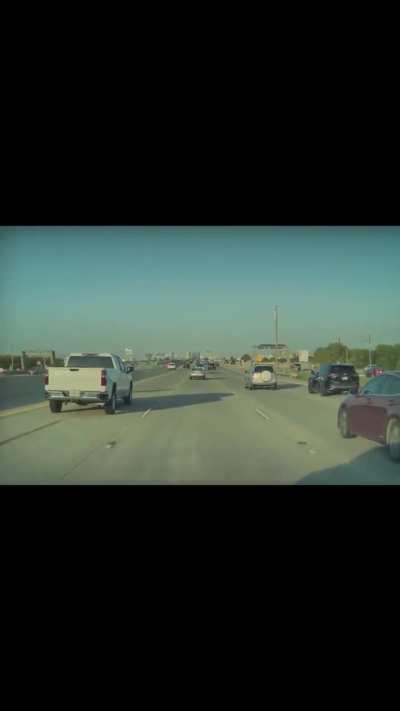 Caught this chase during my morning commute