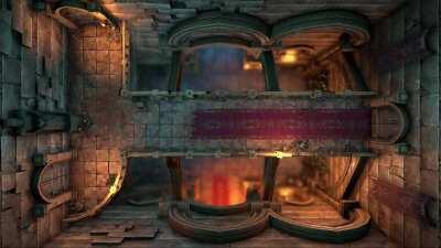 Animated maps: T-shaped Dungeon Balcony Crossroad