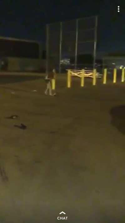 HMC, I gotta scooter through this puddle