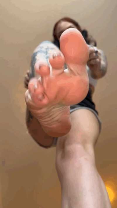 Run all you want , you can’t escape this huge foot 