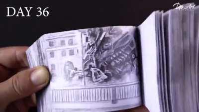 1093 Hulk drawings for 31 seconds