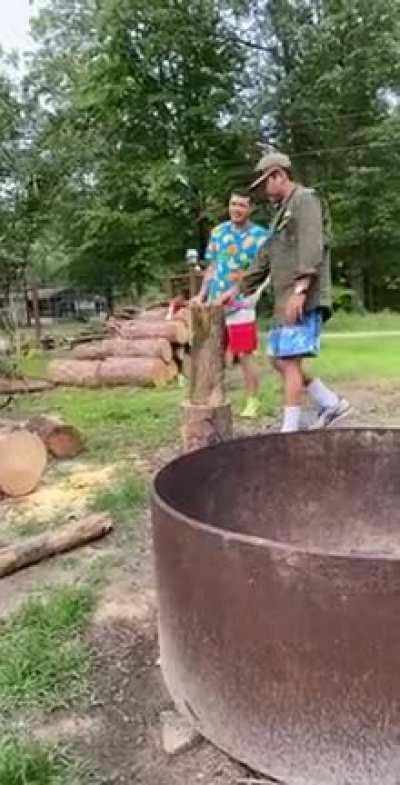 HMB while i split wood