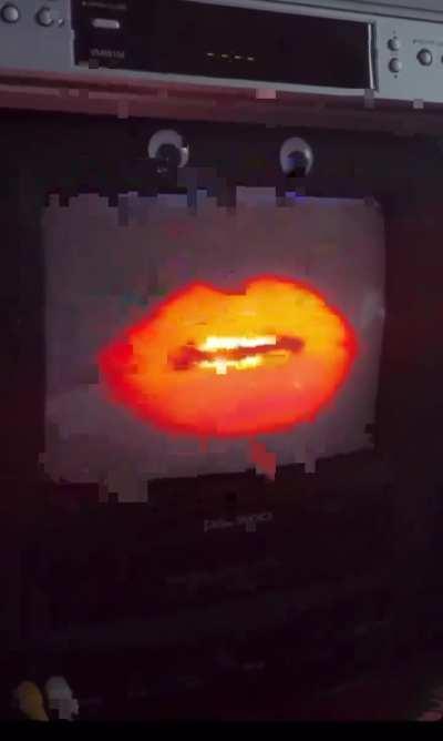 Decided to put googly eyes on my tiny CRT and pop in the rocky horror vhs