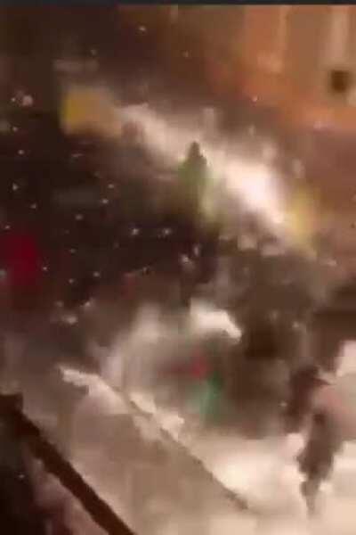 This is what NYE looks like in Naples