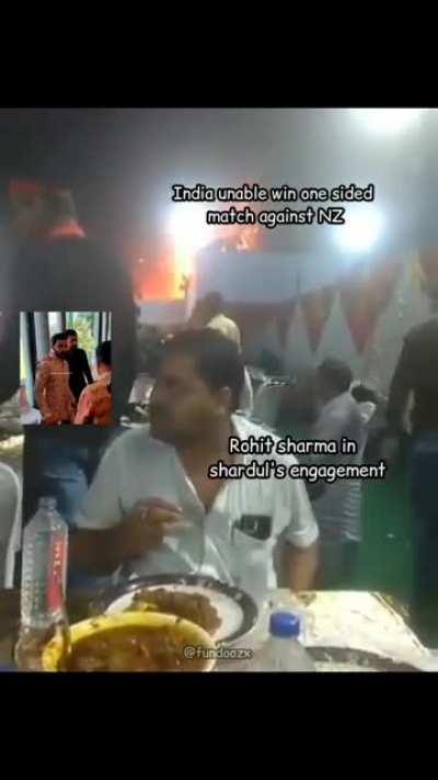 lmao, aag lage basti mai rohit apni masti mai