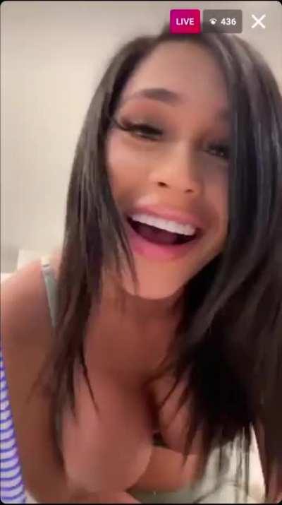 sffoxx IG Live Boob Slip