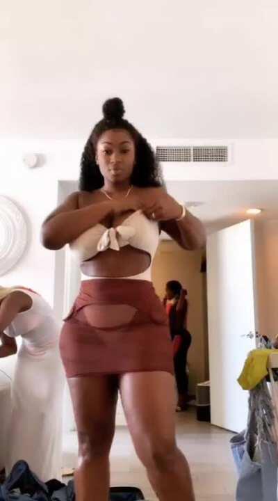 Getting ready to break necks and cause car accidents