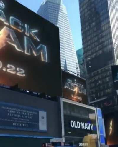 Other: Black Adam Takes Over Time Square. Coming 07.29.22