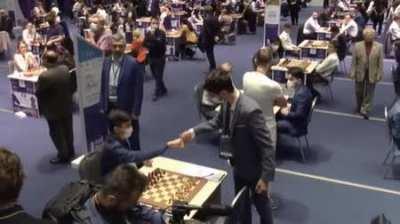 Coolest handshake ever...