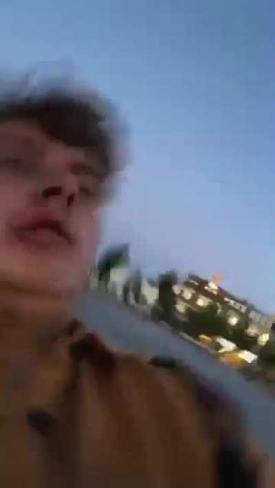 My friend got the right hook