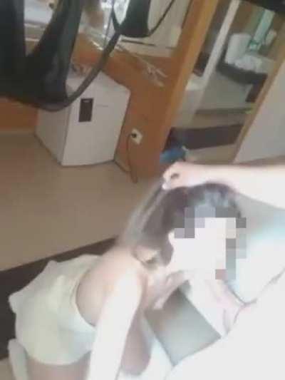 On my knees being a good girl