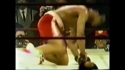 50 years ago today Joe Frazier dropped Muhammad Ali with a thunderous left hook in round 15.