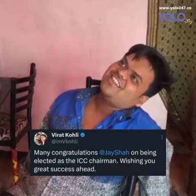 Jay Shah after Virat Kohli wished him 🥰