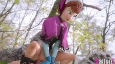 Anna riding (Kallenz) [Frozen]