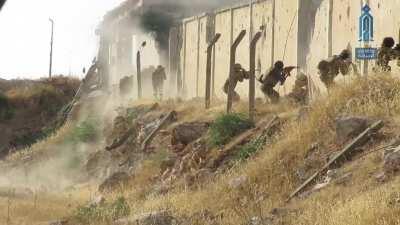HTS and Malhama Tactical raid on a Syrian Airforce Intelligence building in Western Aleppo (September 6th, 2017)