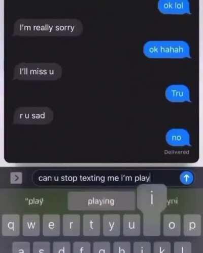 Fuck off hoe, I'm playing subway surfers