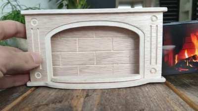 Phone stand for phone fireplace 😍