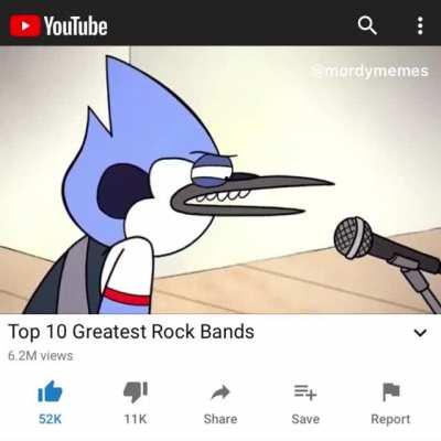 they were at number one of course