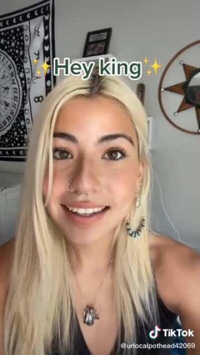 Hey king 👑, your balls are hanging really low today