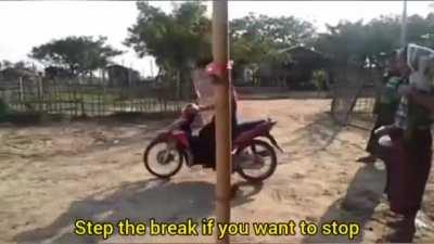 To teach how to ride a motorcycle 