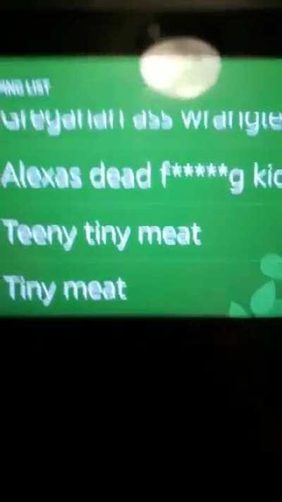 This guys shopping list raises many, many questions.