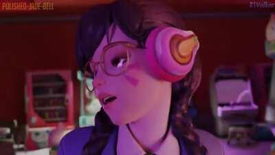 Cum On D.va Ass (Polished-Jade-Bell) [Overwatch]