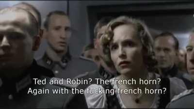 Rare footage of Hitler reacting to that dreadful ending.