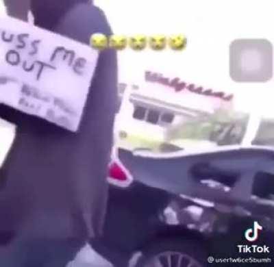 When Bruce gets caught in the street of NY